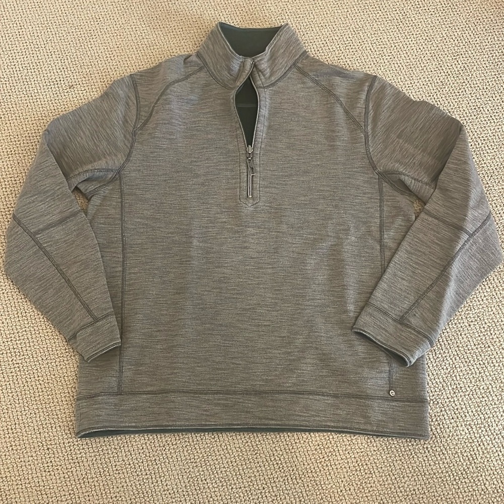 Tommy Bahama - Reversible Quarter Zip Men’s Pullover - Sz S (est)